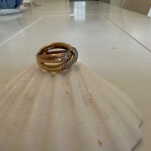 Gold and Diamond Ring